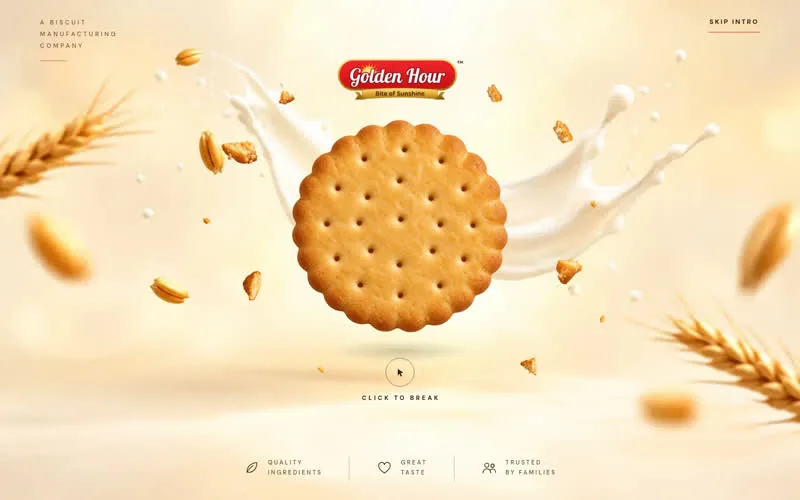Golden Hour biscuit site